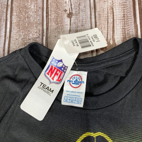 NFL MINNESOTA MN VIKINGS Men's XL 2015 Playoffs Short Sleeve T-Shirt Black NWT - Picture 4 of 4